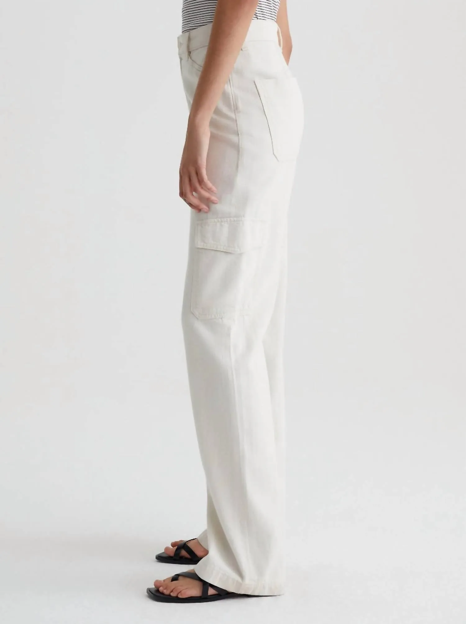 Ag Jeans - Gatina Wide Leg Cargo Jeans
