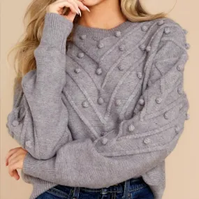 &Merci - Pom Pom V Style Sweater