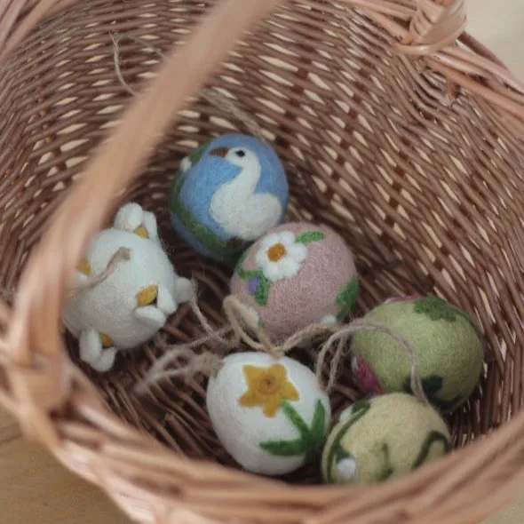 Artisan Easter Egg ornament Duck - Sky blue (PREORDER)