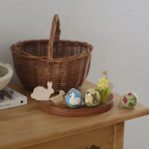 Artisan Easter Egg ornament Duck - Sky blue (PREORDER)