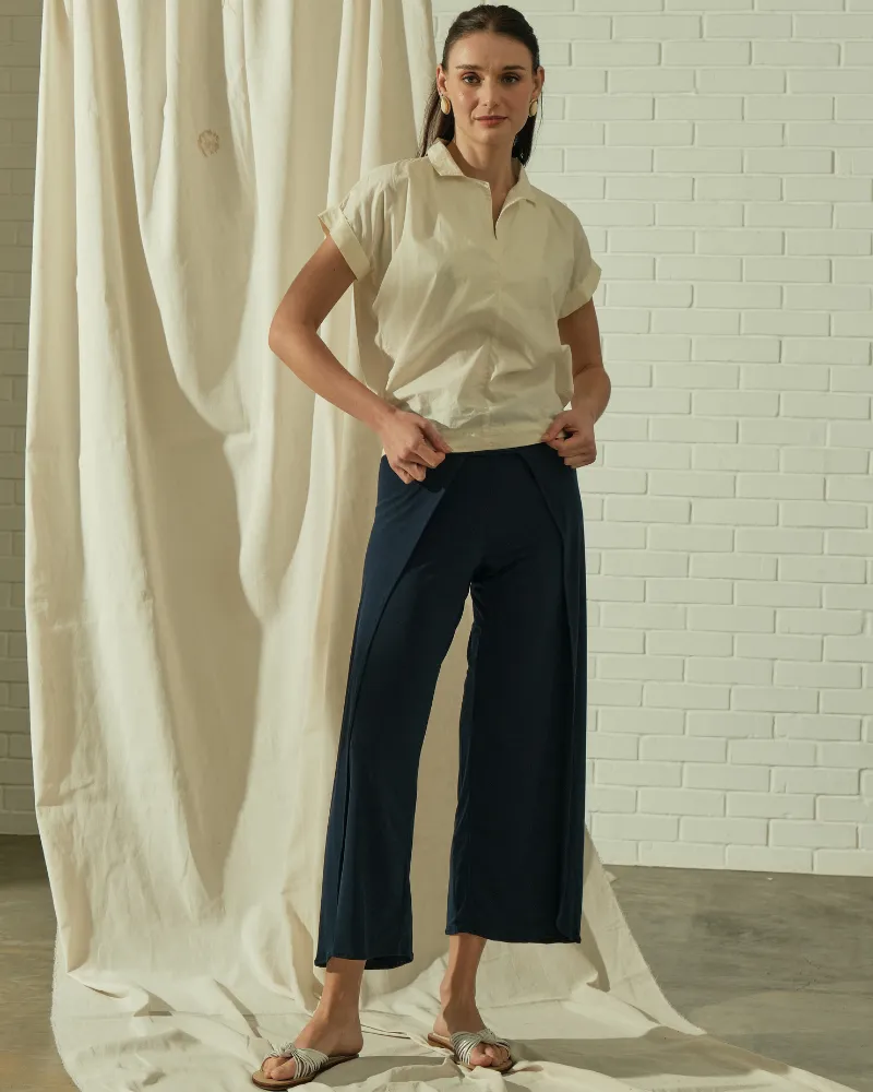 Blair Collared Neckline Cotton Top