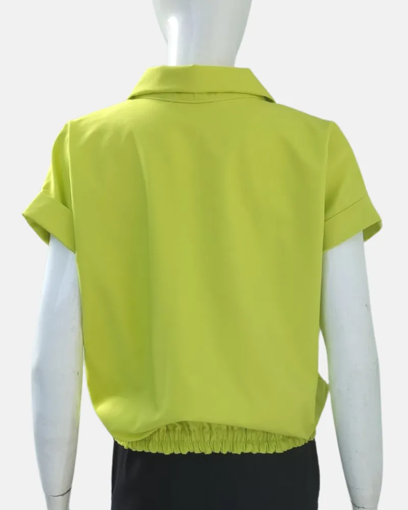 Blair Collared Neckline Cotton Top