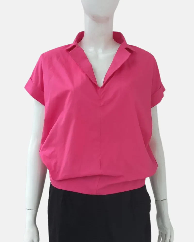 Blair Collared Neckline Cotton Top