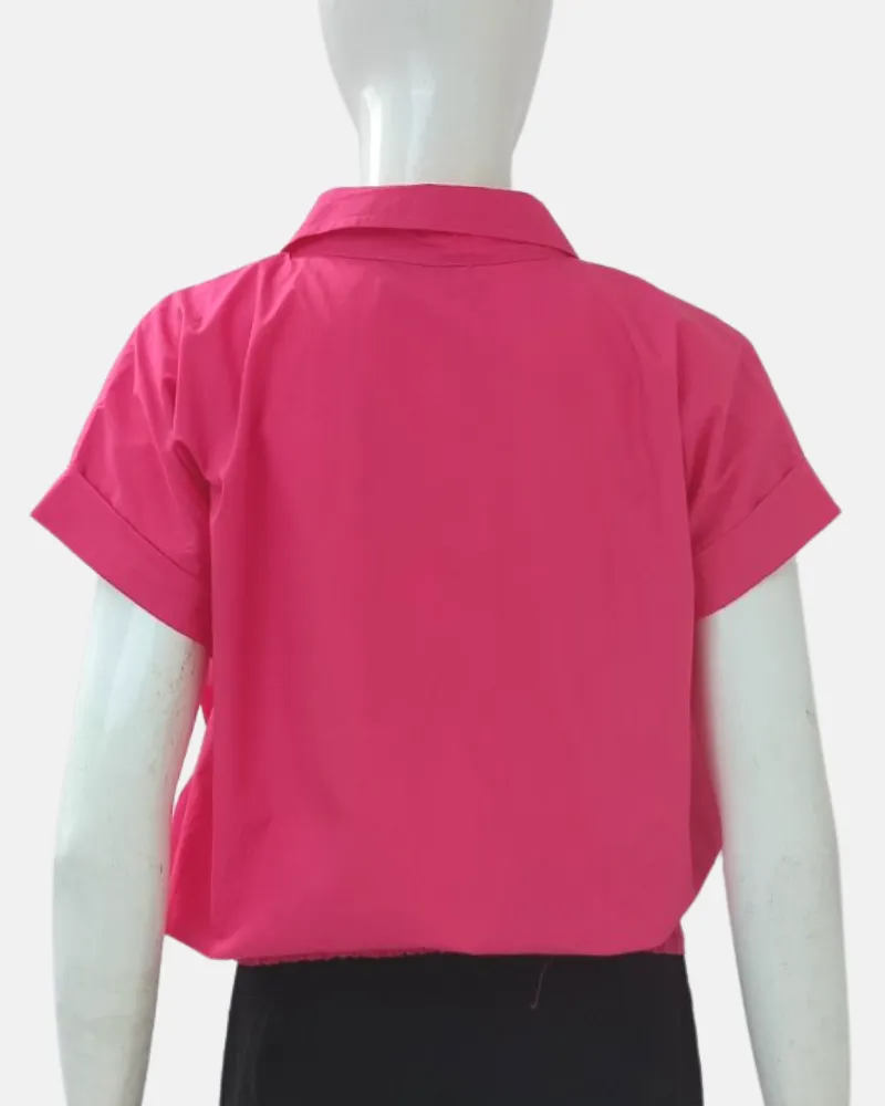 Blair Collared Neckline Cotton Top