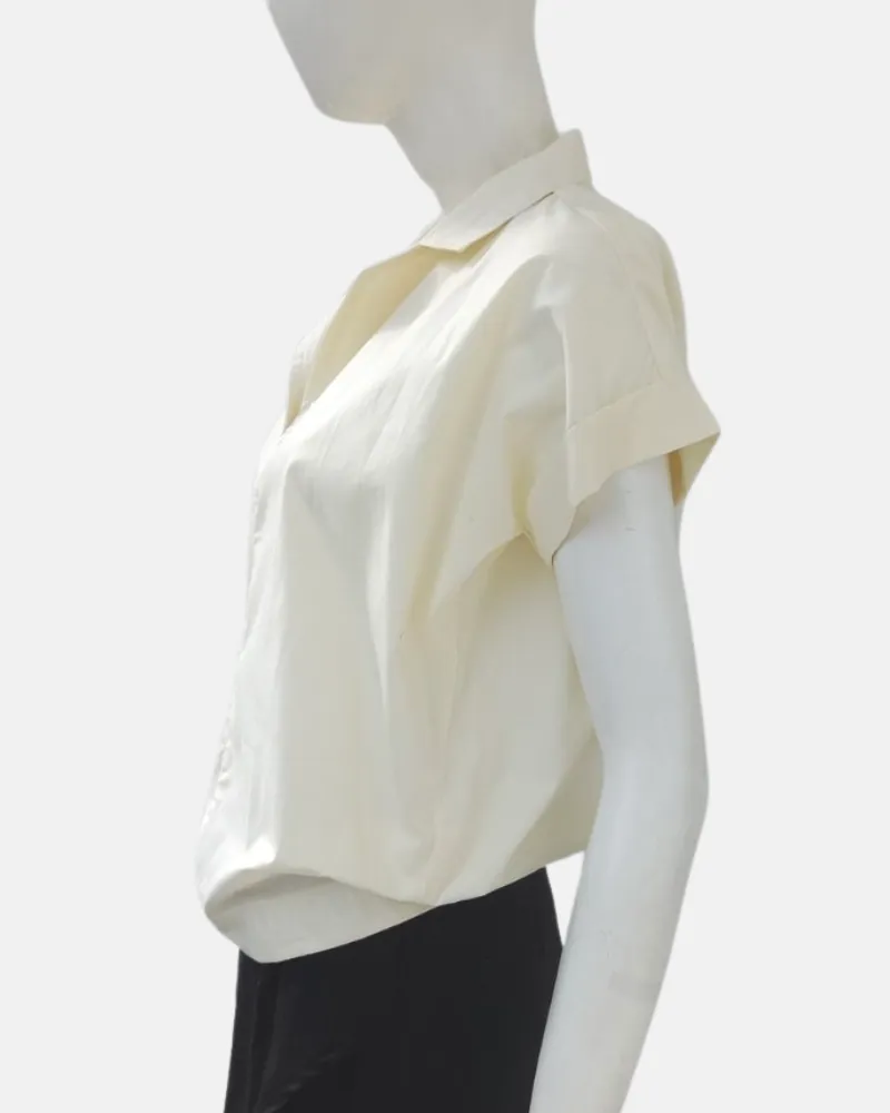 Blair Collared Neckline Cotton Top