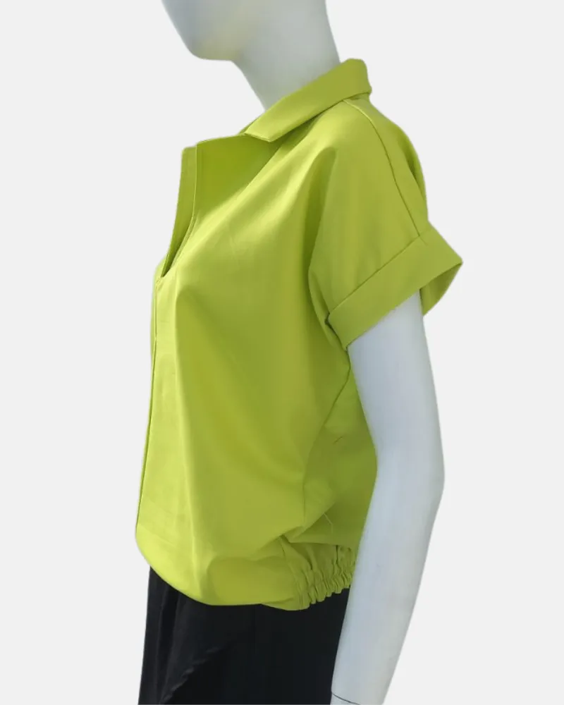 Blair Collared Neckline Cotton Top