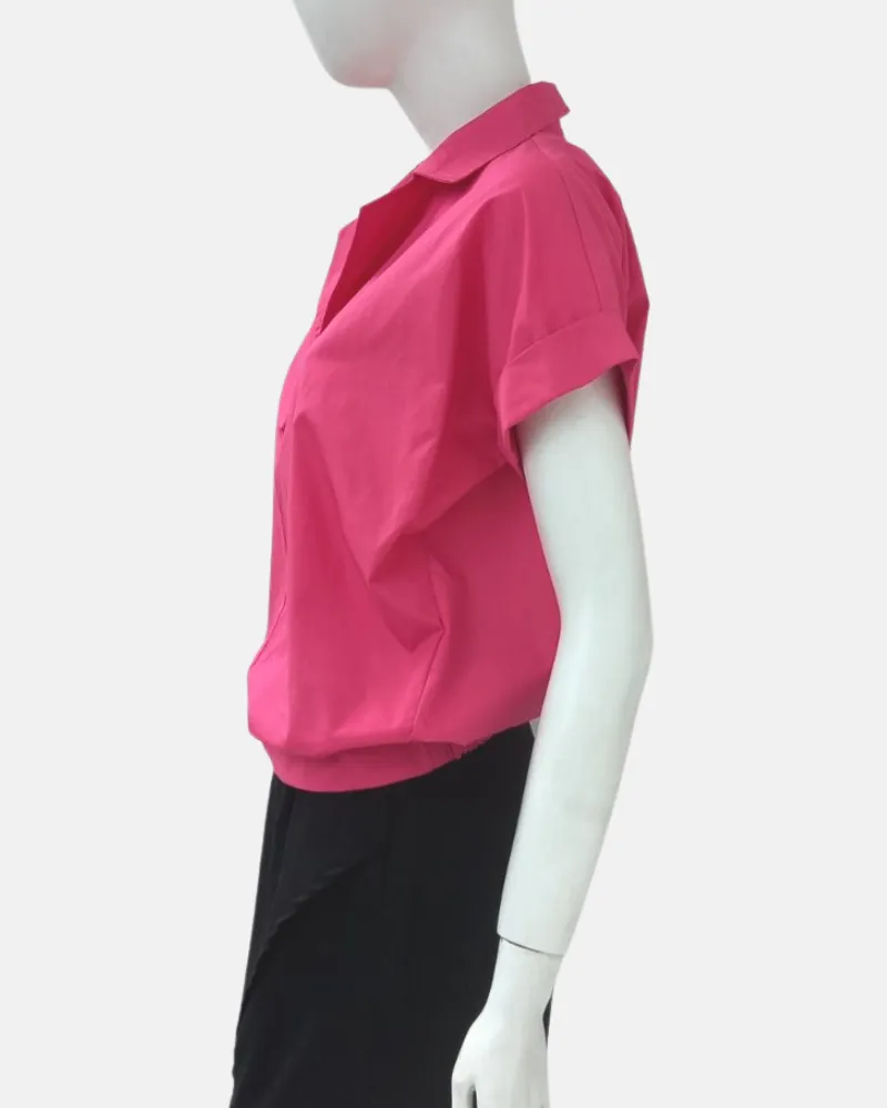 Blair Collared Neckline Cotton Top