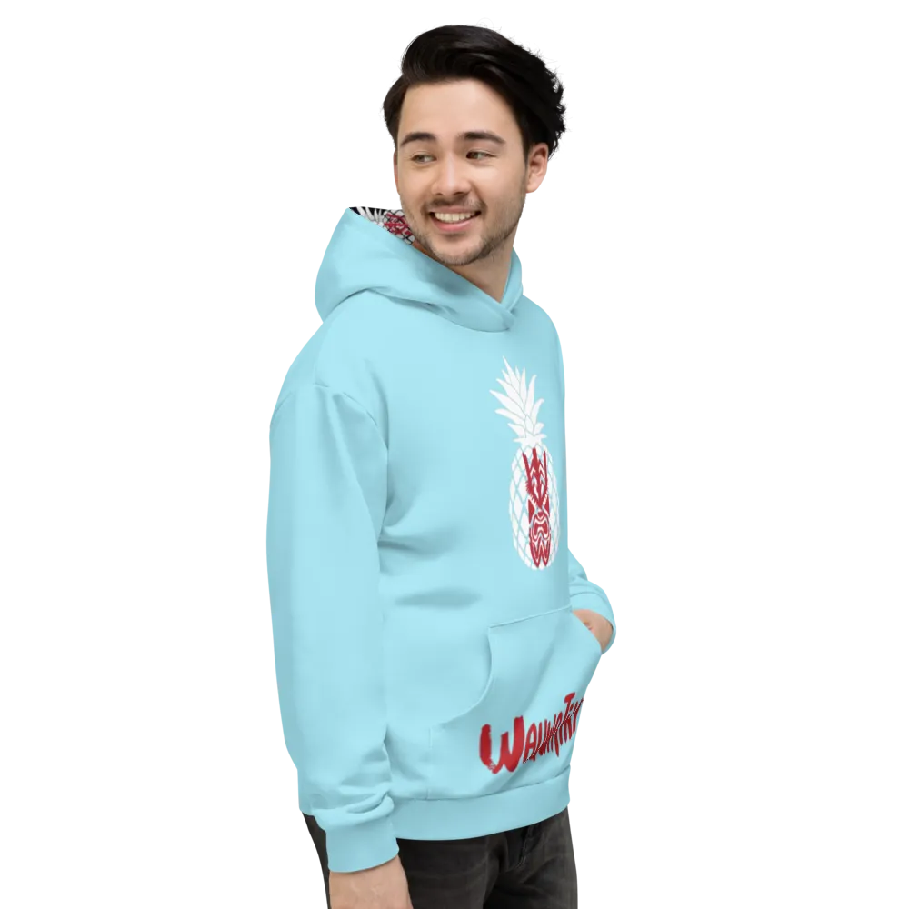 Blue Tiki Hoodie