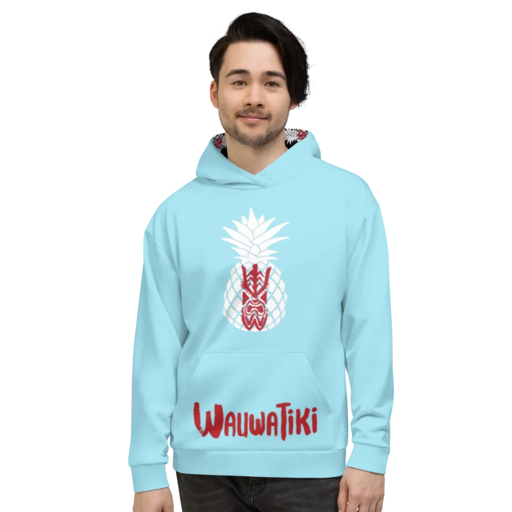 Blue Tiki Hoodie