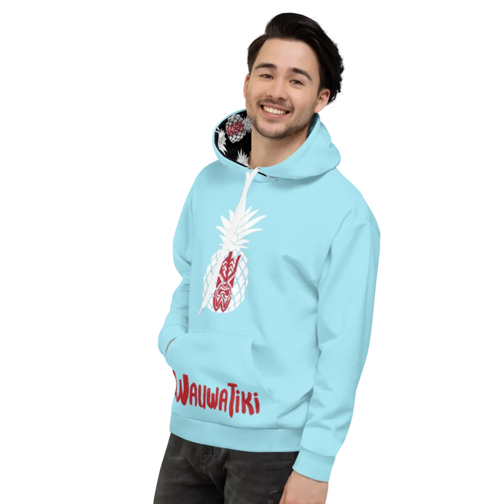 Blue Tiki Hoodie