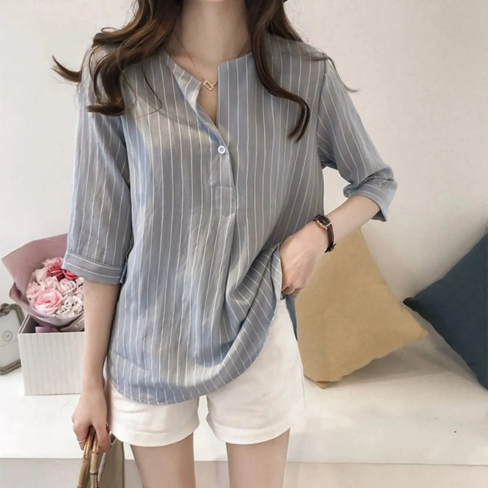 Cassandra - Elegant Office Shirt for Women