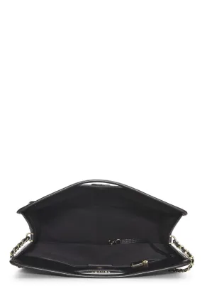 Chanel,  Black Calfskin Charms Shopping Bag Large, Black