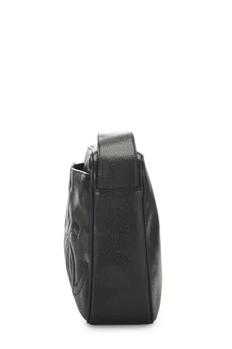 Chanel,  Black Caviar 3 'CC' Shoulder Bag, Black