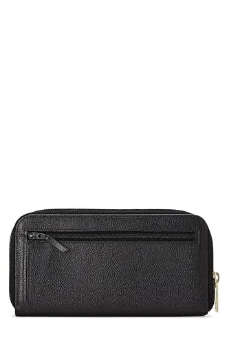Chanel,  Black Caviar 'CC' Zip Wallet, Black