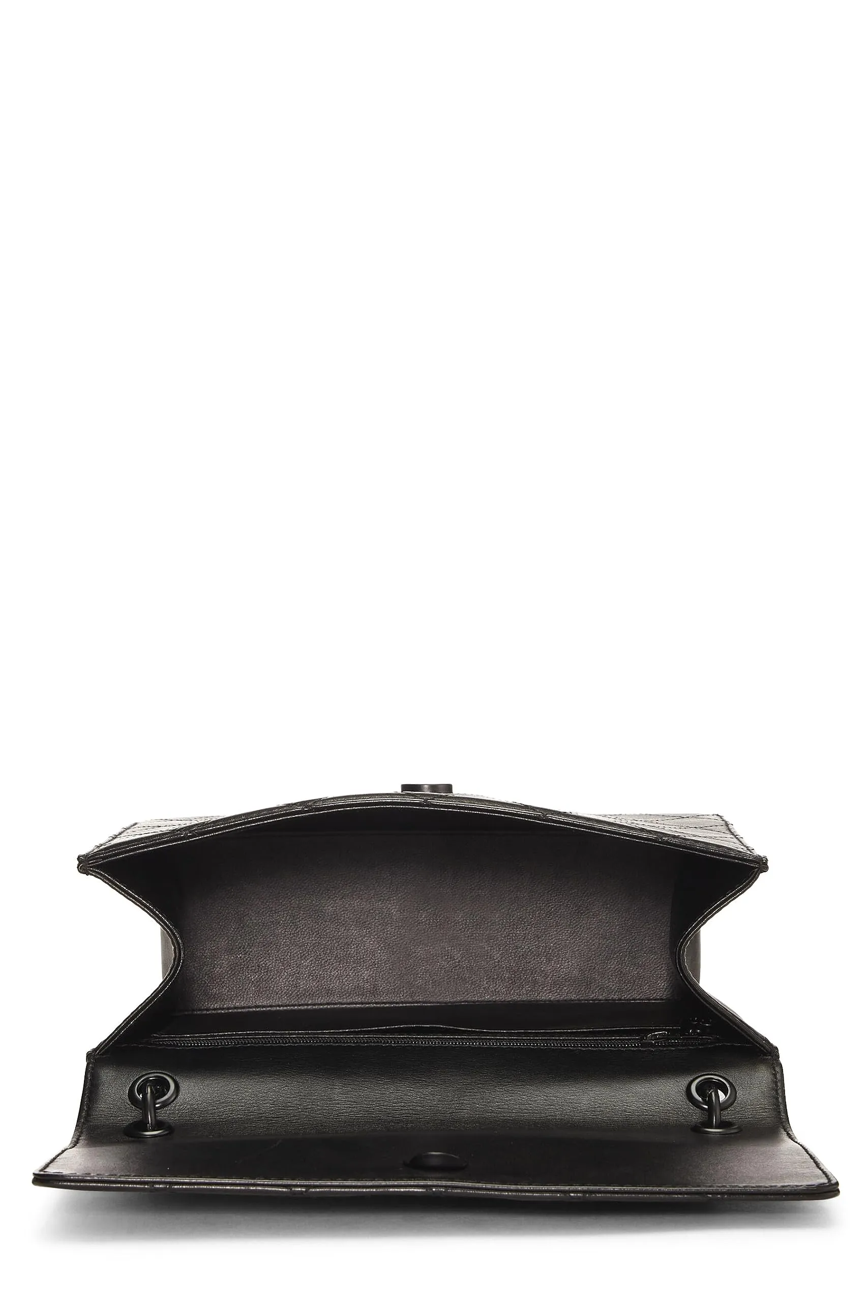 Chanel,  Black Lambskin Shoulder Bag, Black