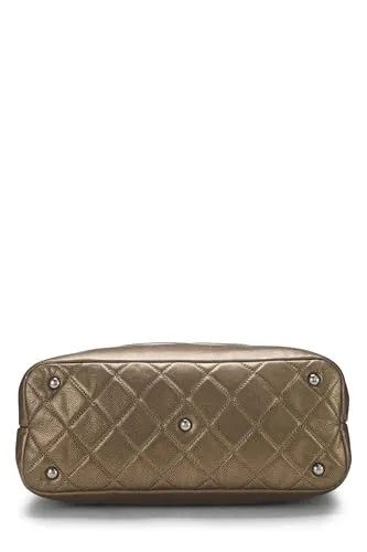 Chanel,  Gold Caviar Timeless 'CC' Soft Shopper Large, Gold