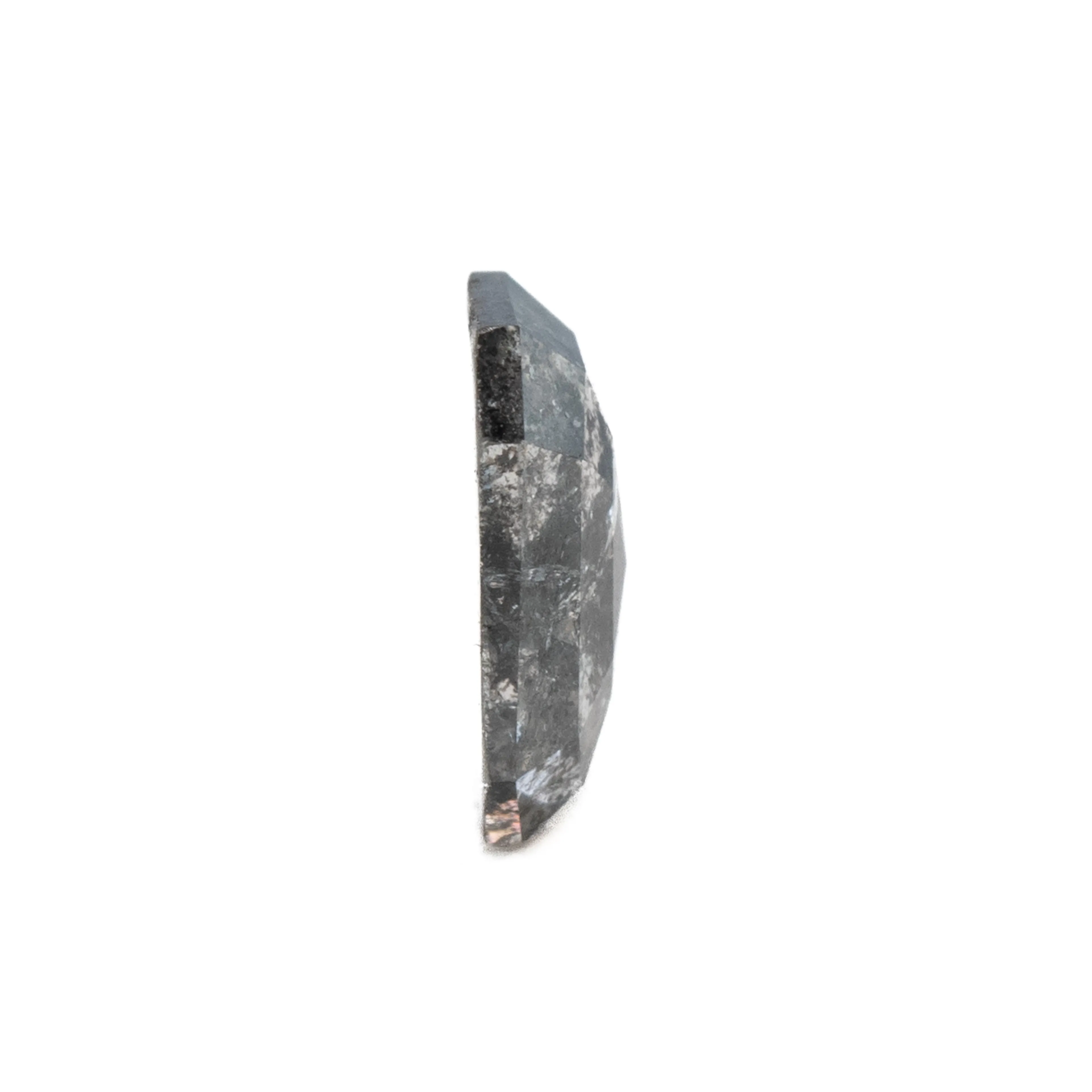Cut Corner Rectangle Rose Cut Salt   Pepper Diamond No.2 | 0.49ct