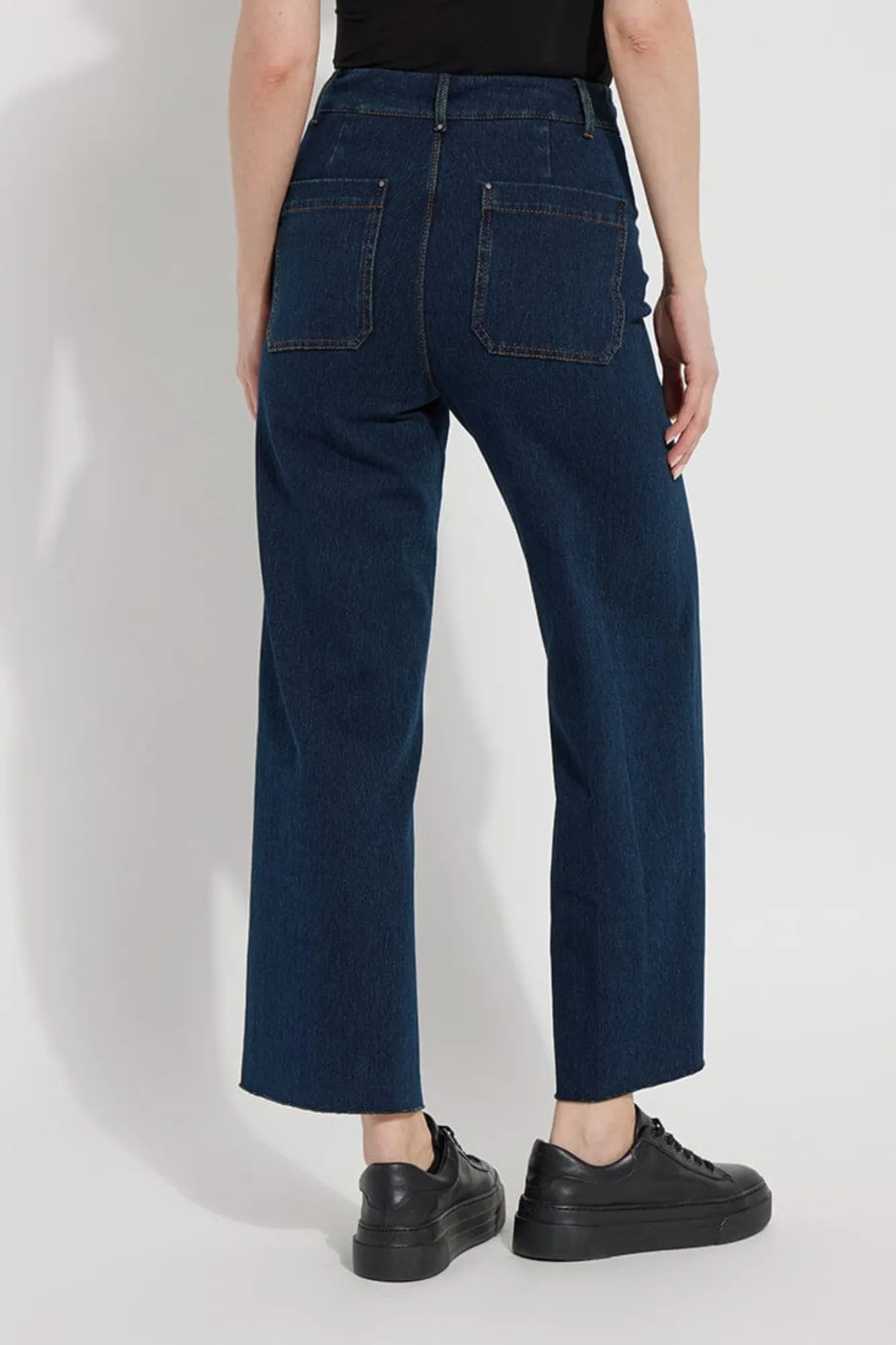 Erin Wide Leg Denim Indigo