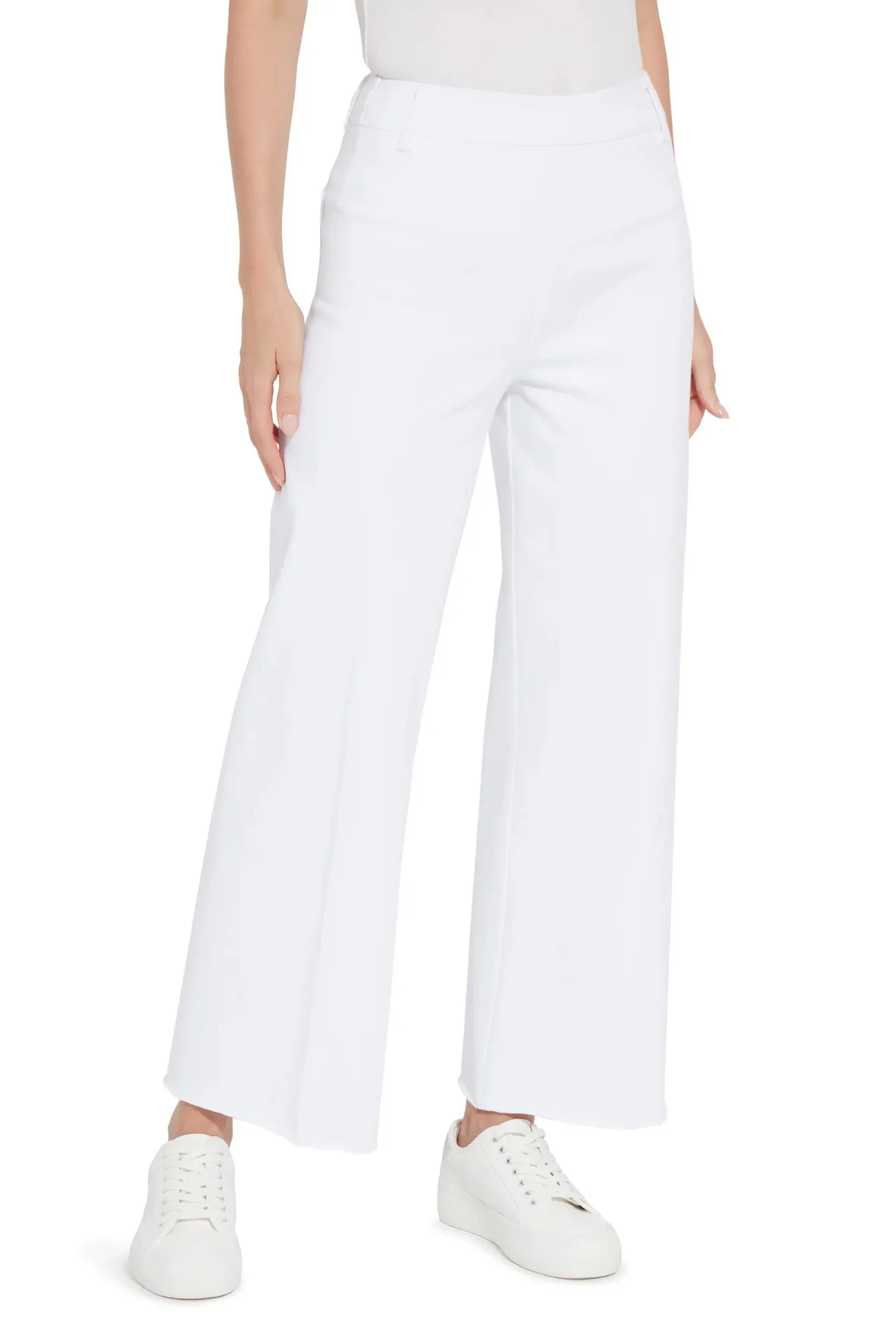 Erin Wide Leg Denim White