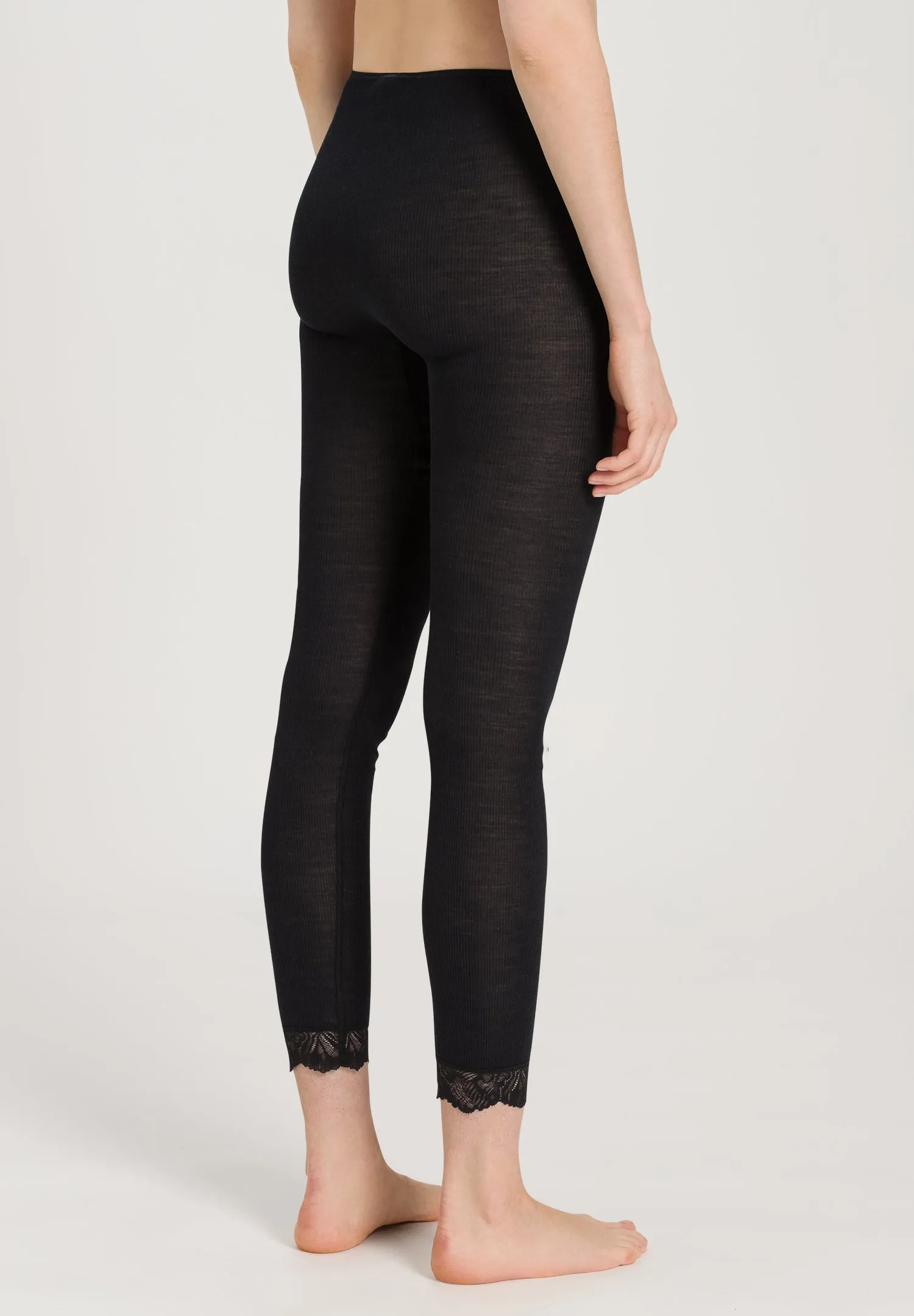 Hanro Woolen Lace Leggings