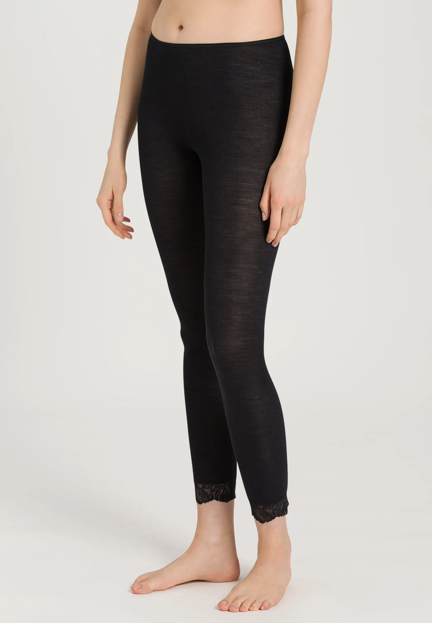 Hanro Woolen Lace Leggings