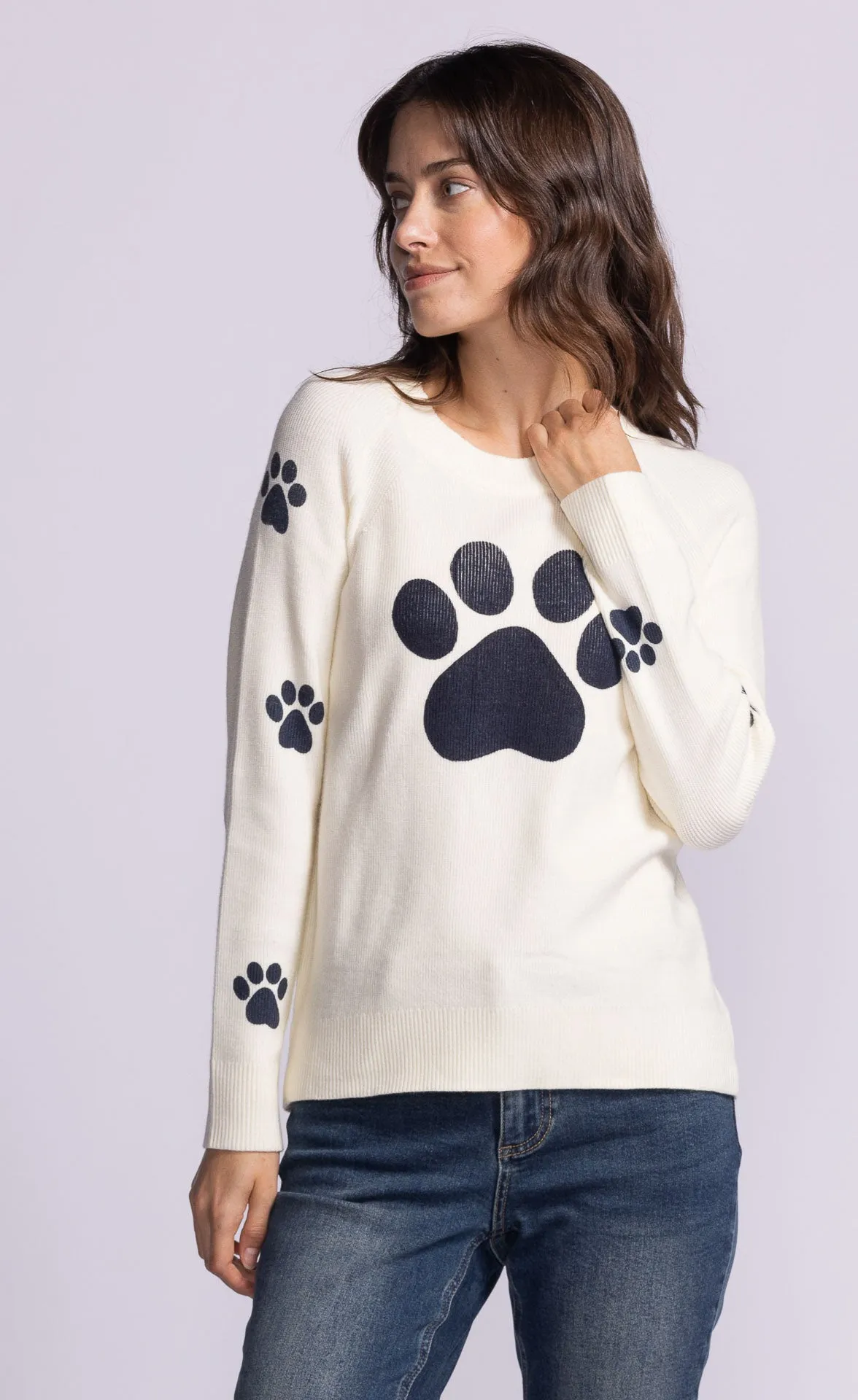 Hayden Sweater - White