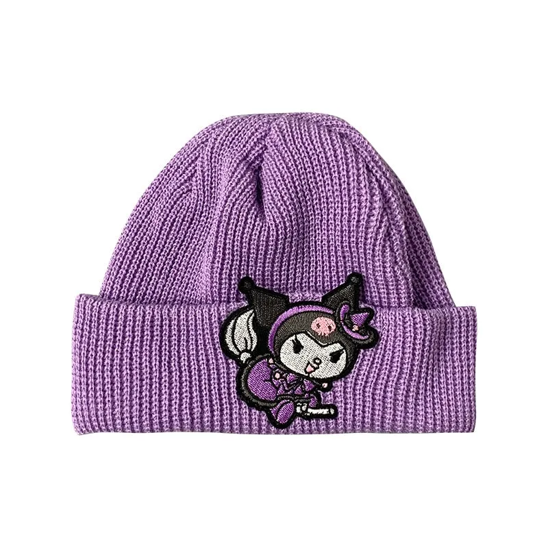 Kawaii Cute Kuromi Woolen Hat