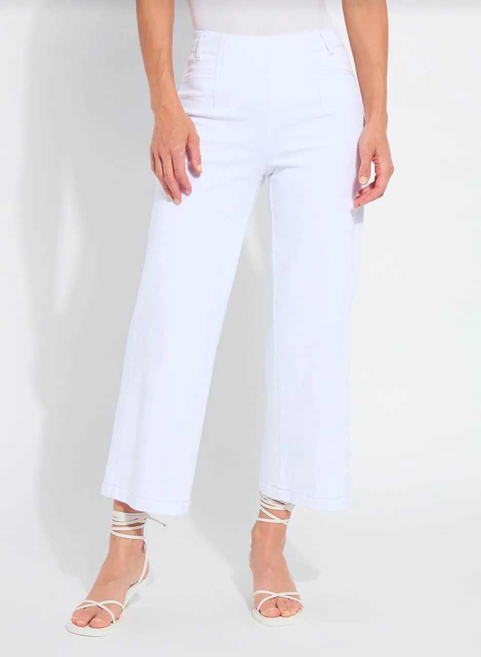 Layton Wide Leg Crop Denim