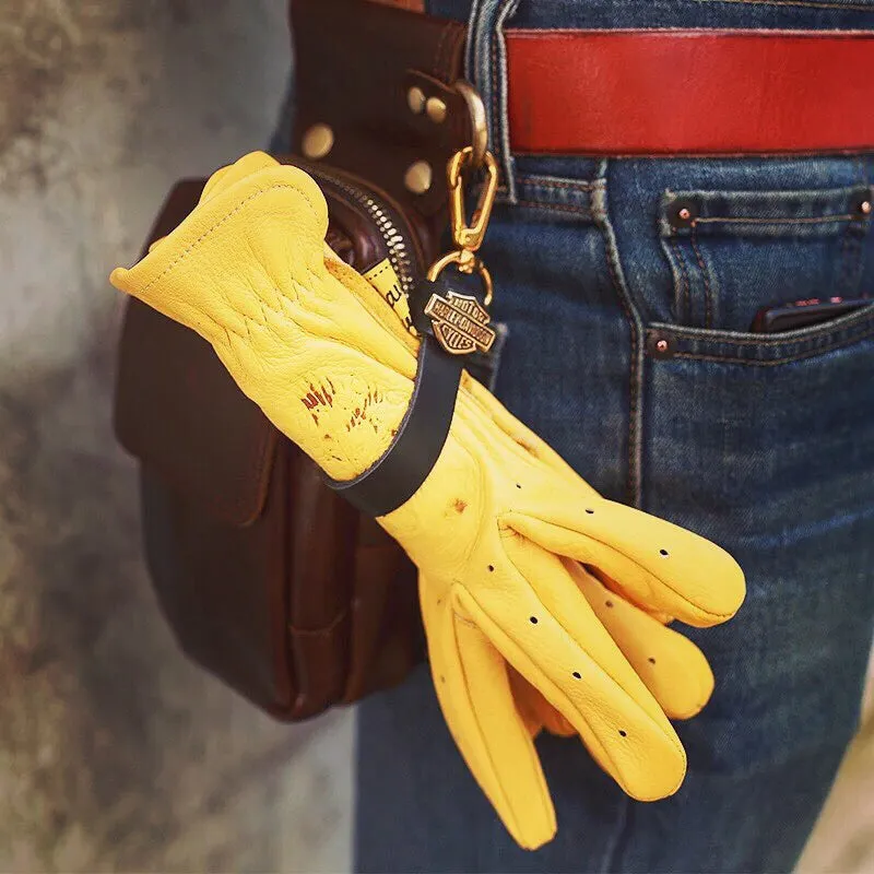 Leather Waist Pack Harley style YG5007