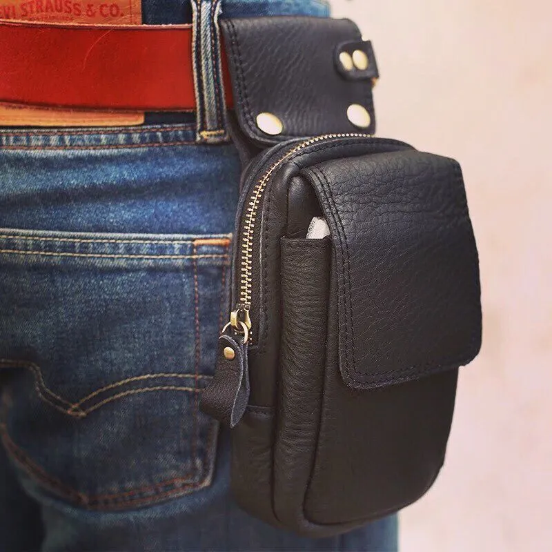 Leather Waist Pack Harley style YG5007