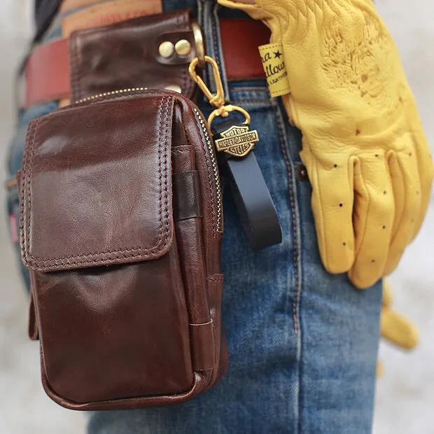 Leather Waist Pack Harley style YG5007