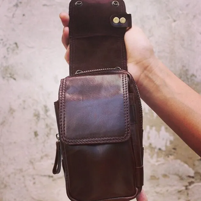Leather Waist Pack Harley style YG5007