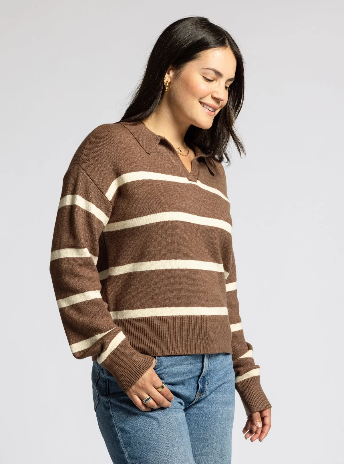 Lotus Stripe Sweater - FINAL SALE
