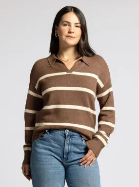 Lotus Stripe Sweater - FINAL SALE