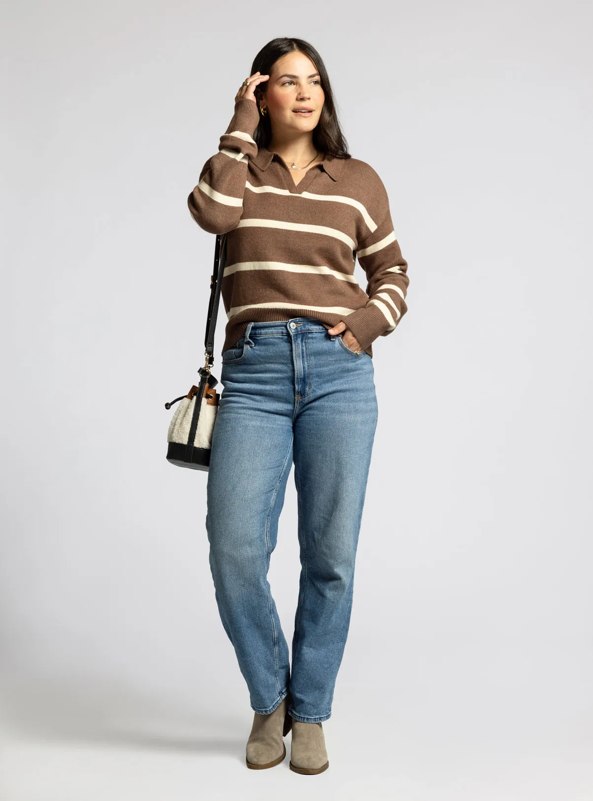 Lotus Stripe Sweater - FINAL SALE