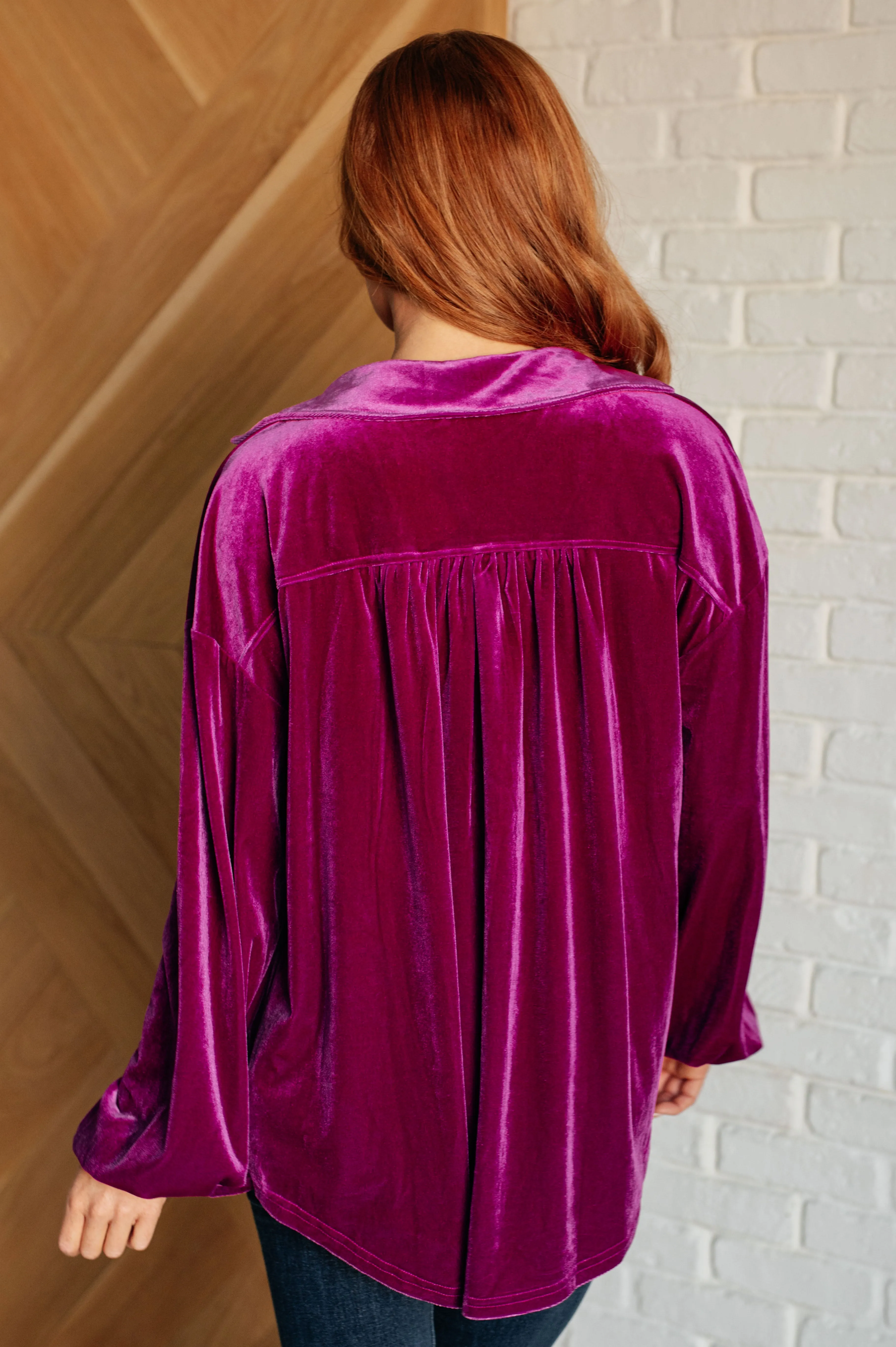 Marianne Velvet Top