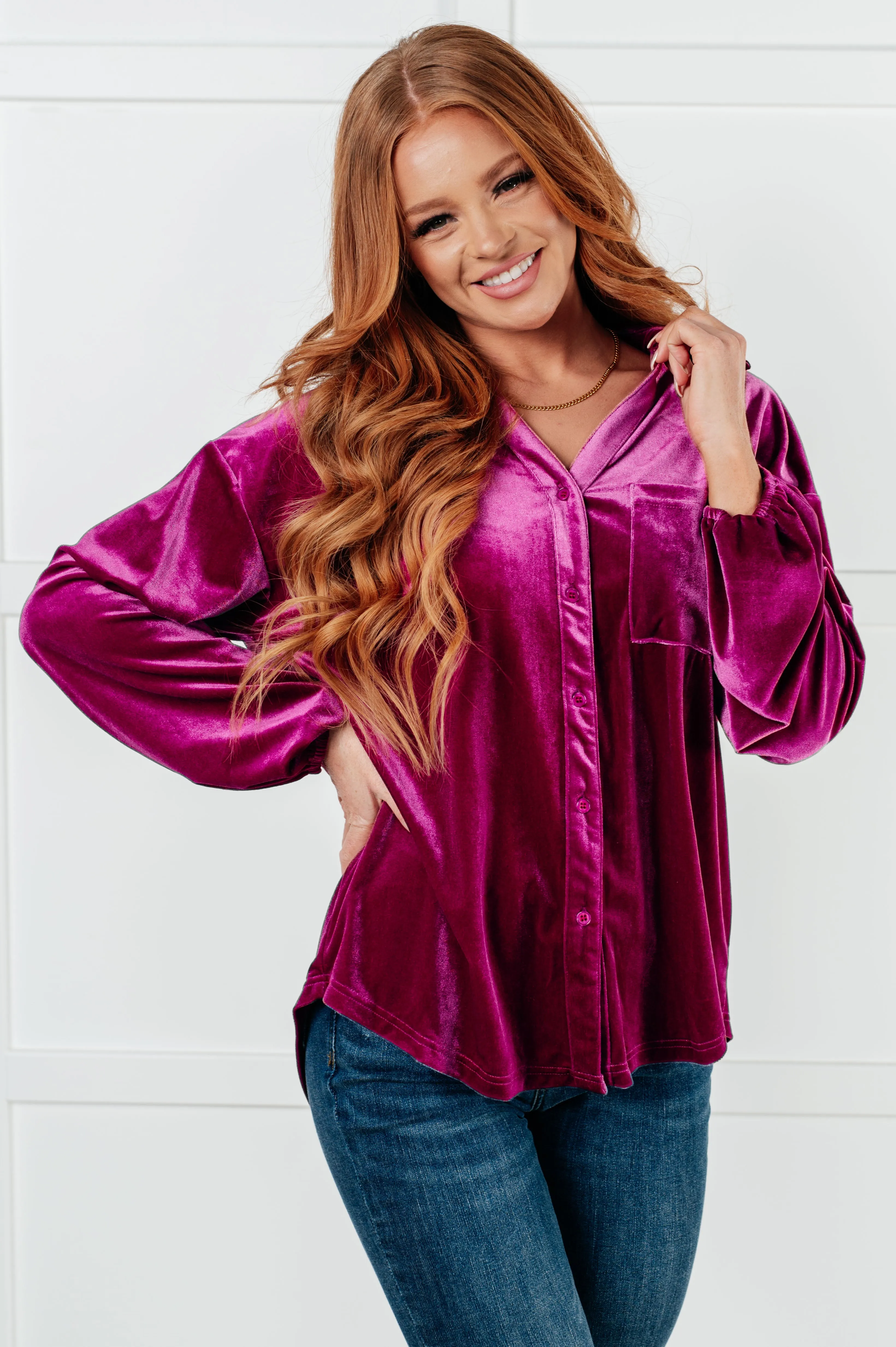 Marianne Velvet Top