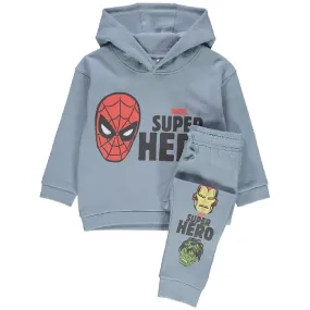 MARVEL COMICS Blue Hoodie & Jogging Pants Set