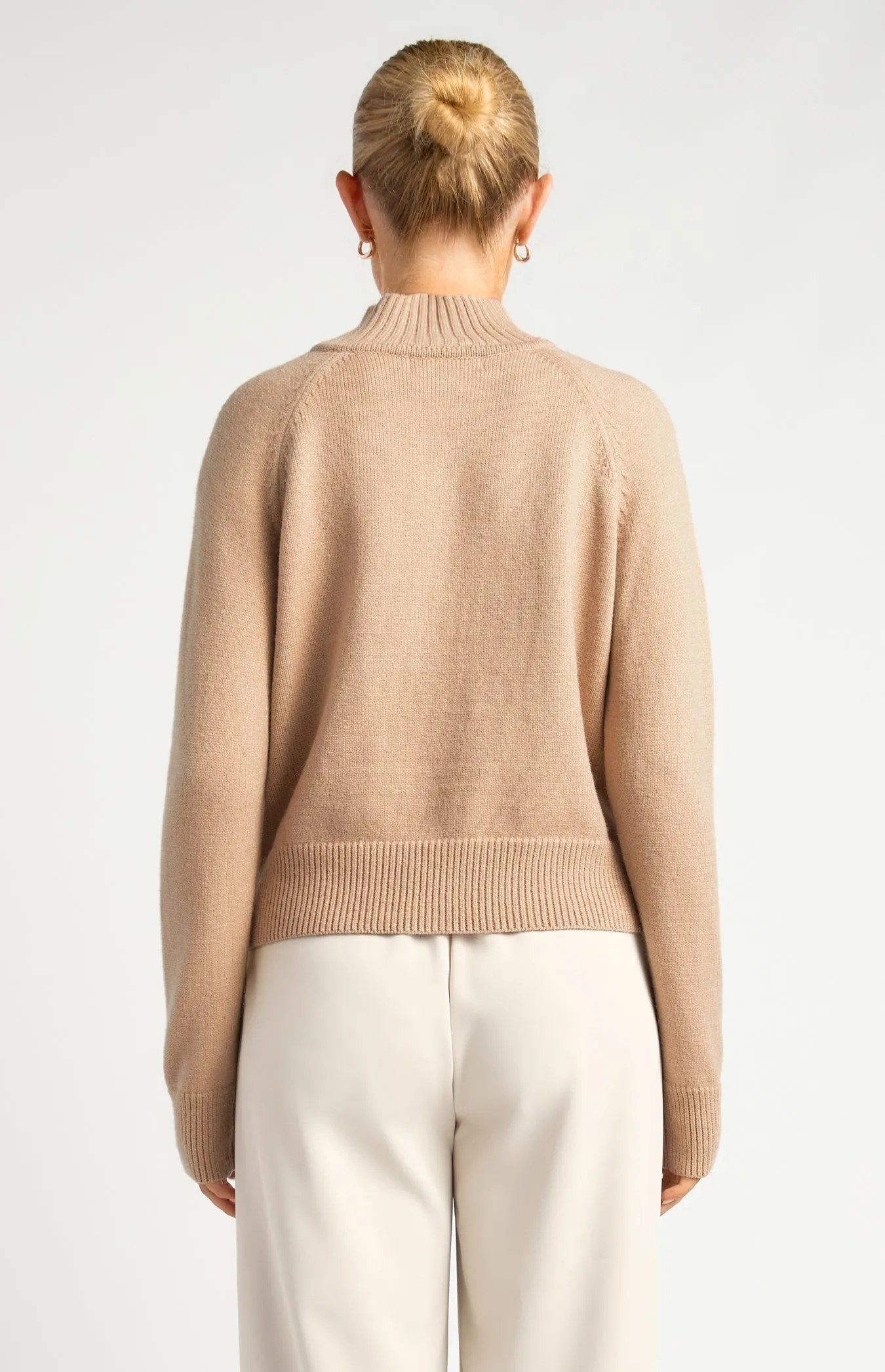 Maxwell Knit Jumper - Latte