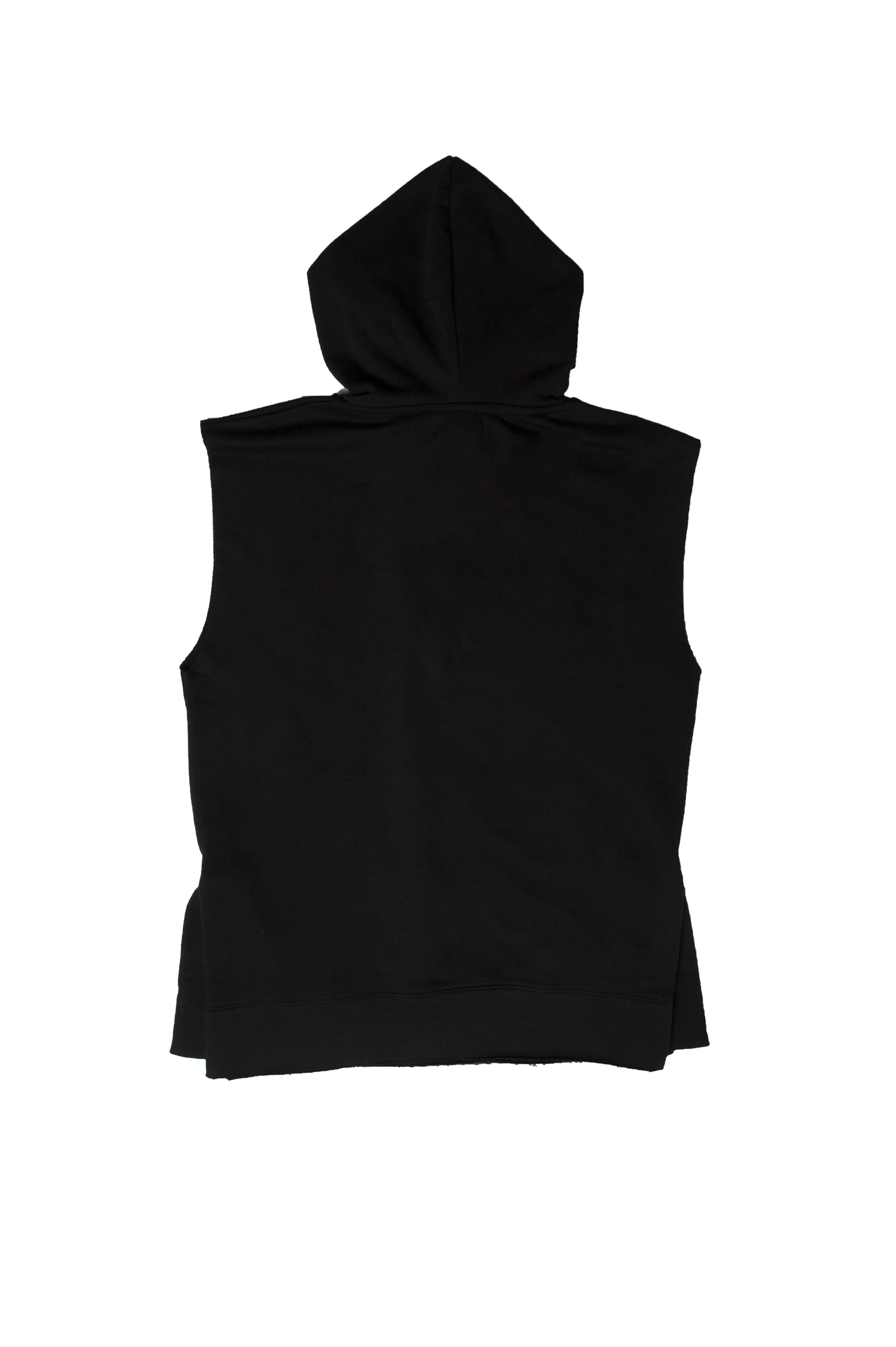 MEN'S SLEEVELESS LIGHTWEIGHT FLEECE HOODIE