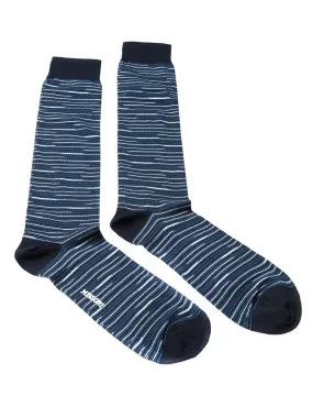 Missoni GM00CMU5231 0004 Blue/White Knee Length Socks