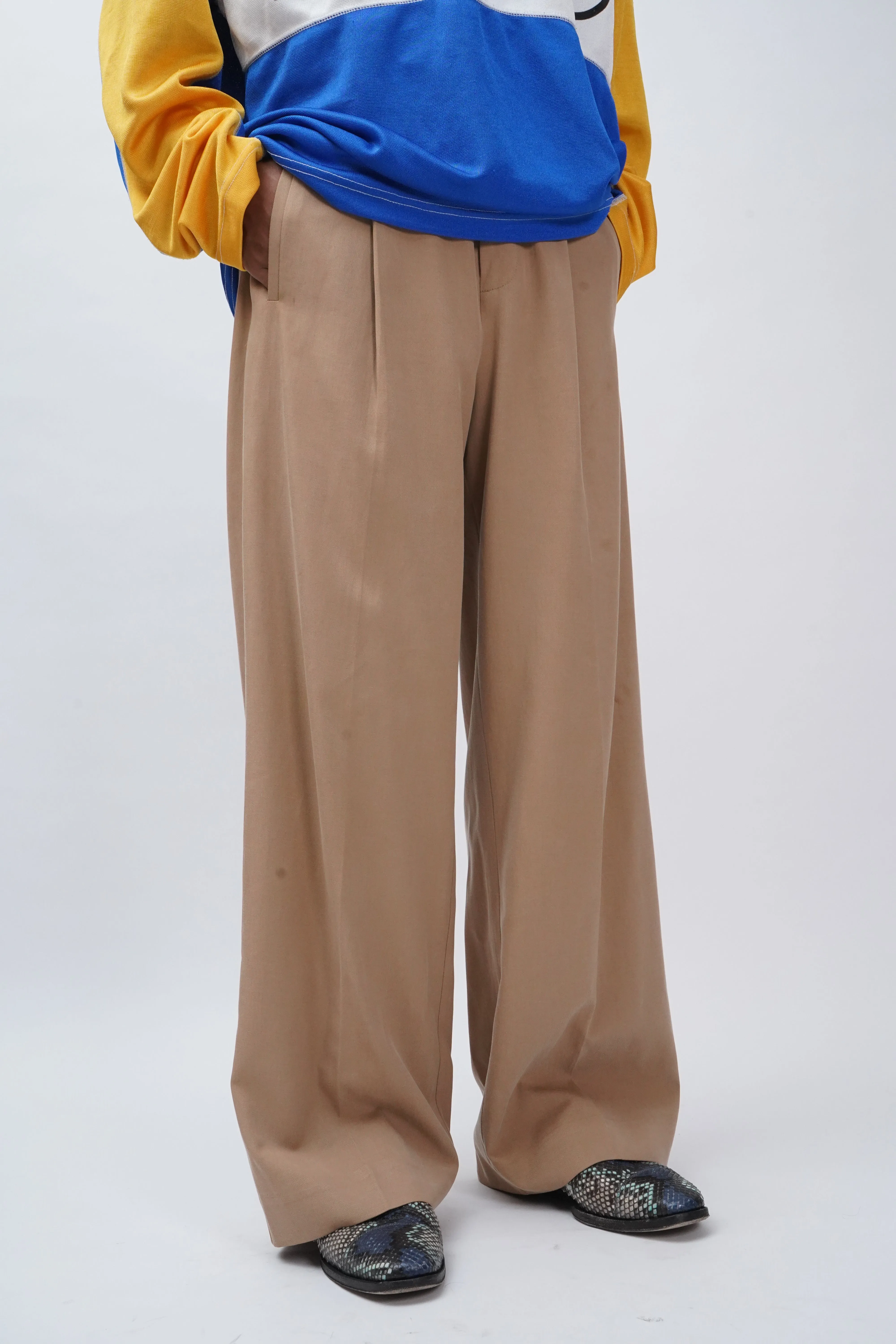 "EVERLANE" -Tuck Wide Slacks-