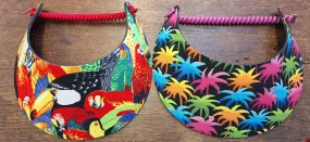 Sun Visors - Parrots and Palms