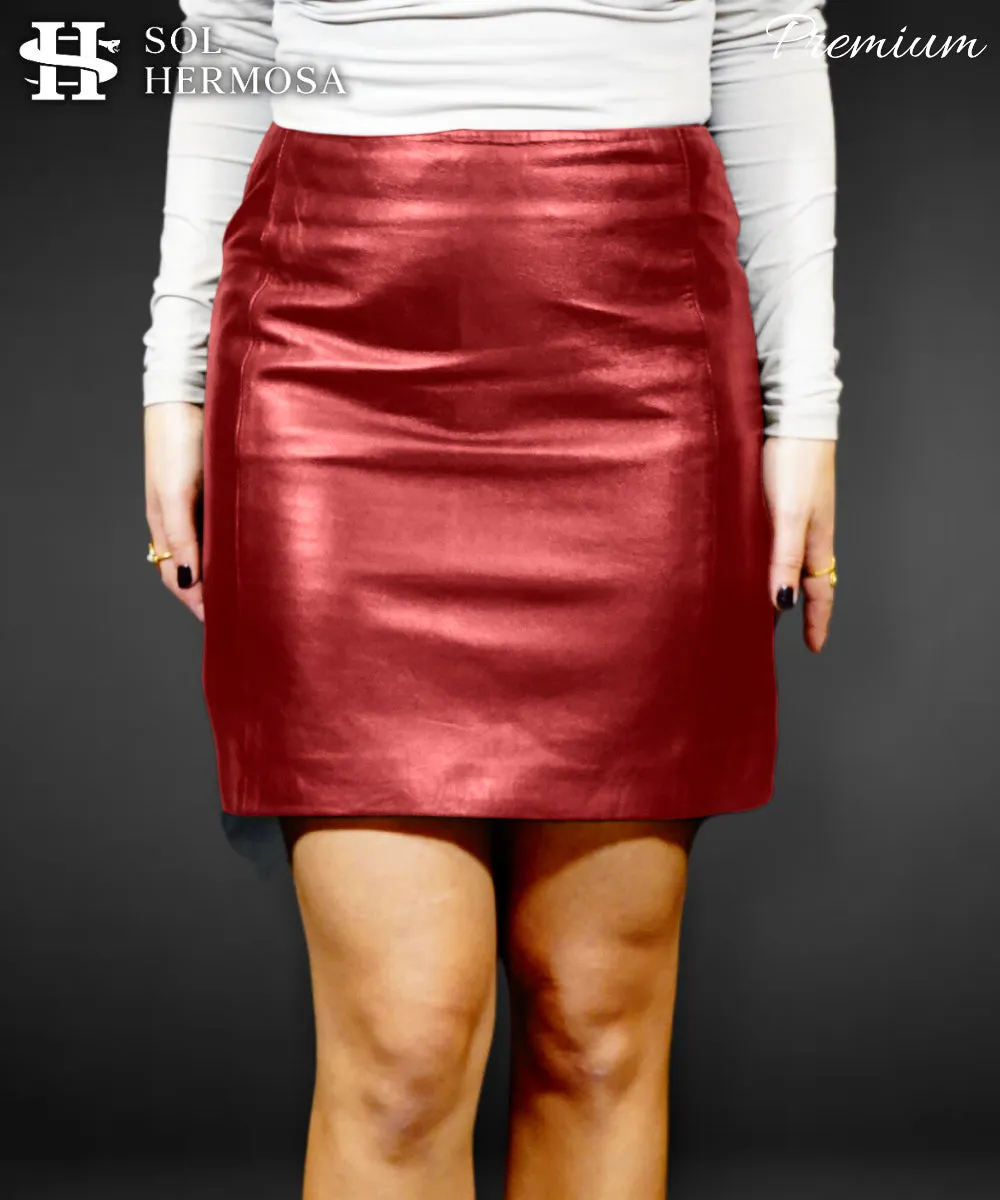 Women's Leather Skirt