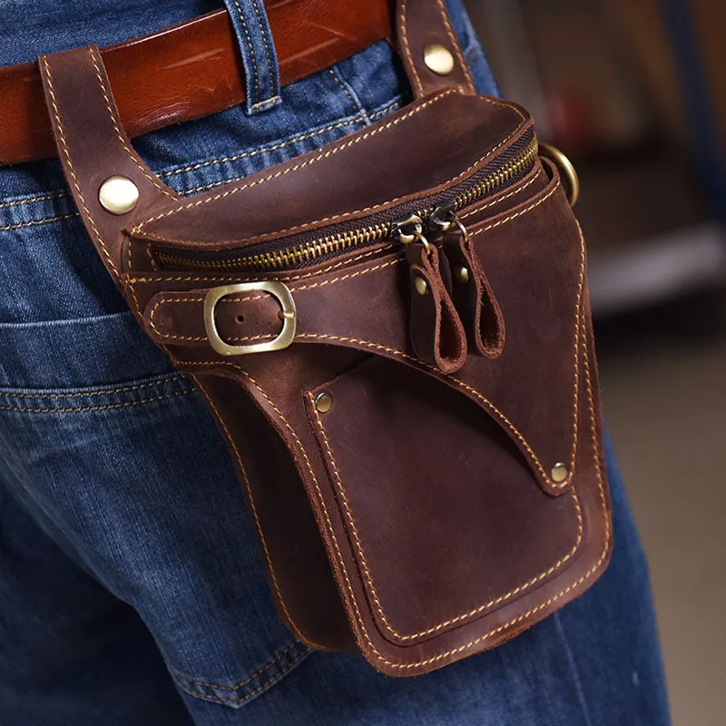 YAAGLE Leather Waist Pack YG883