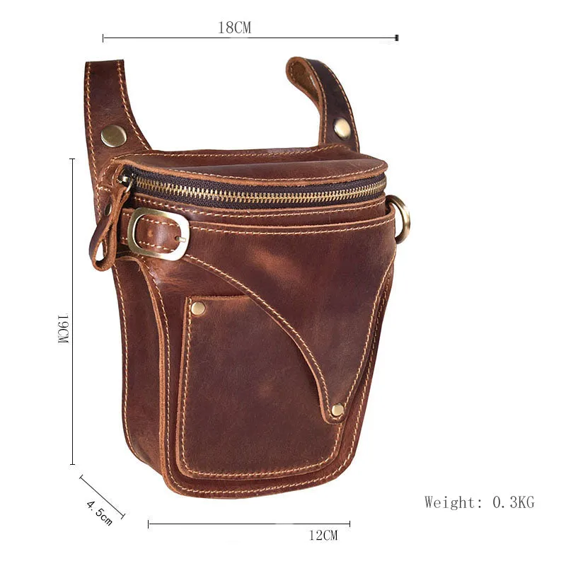 YAAGLE Leather Waist Pack YG883