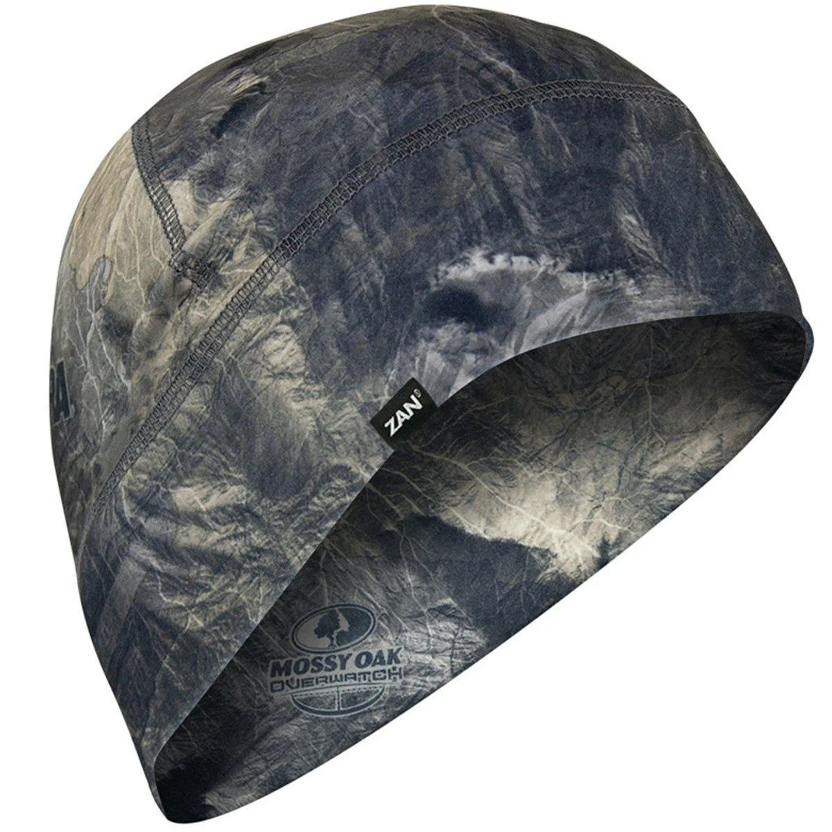 ZANheadgear® Helmet Liner/Beanie SportFlex™ Mossy Oak® Overwatch® w/50  UV Protection, Polyester/Elastane
